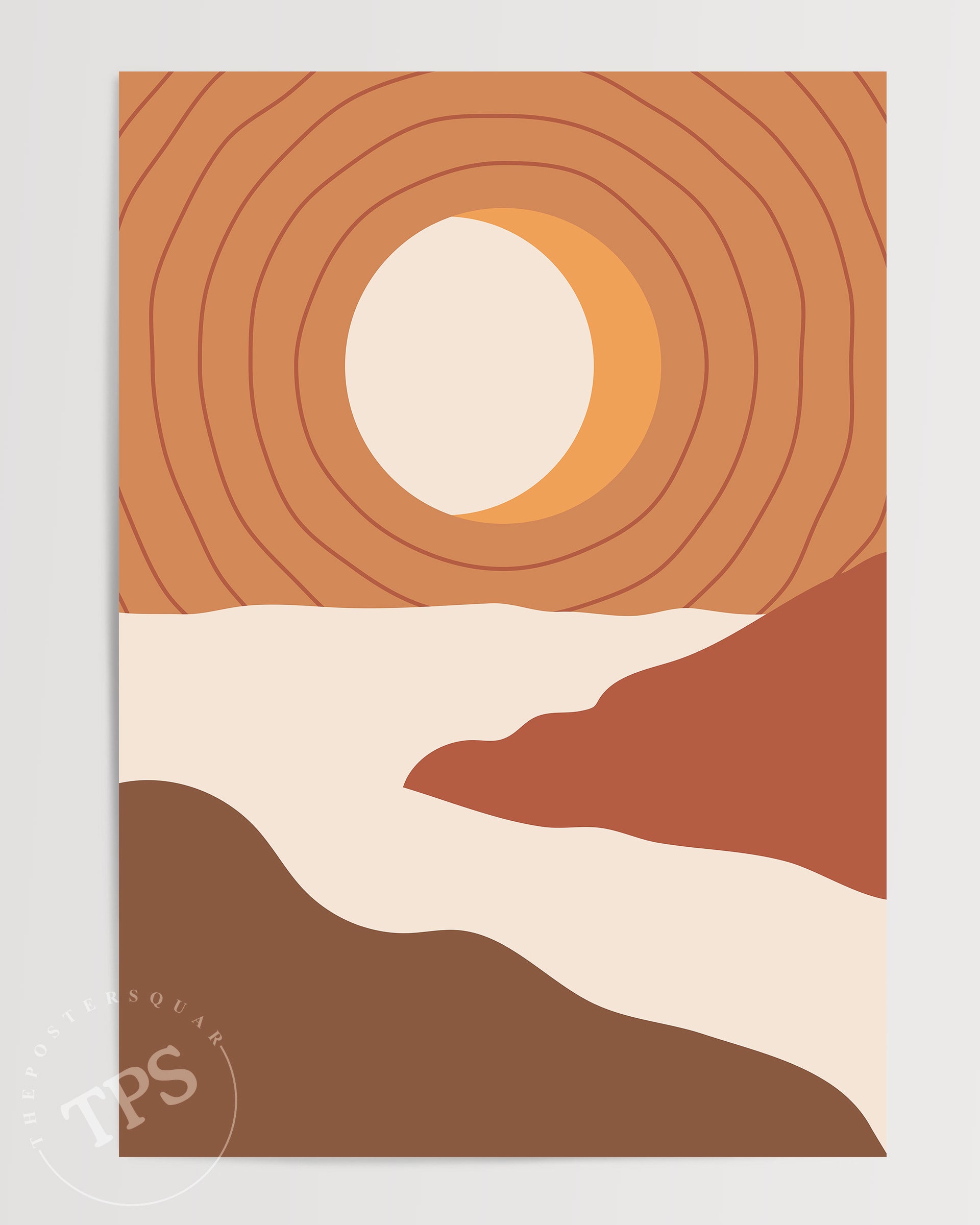 Cinnamon Swirl The Poster Square