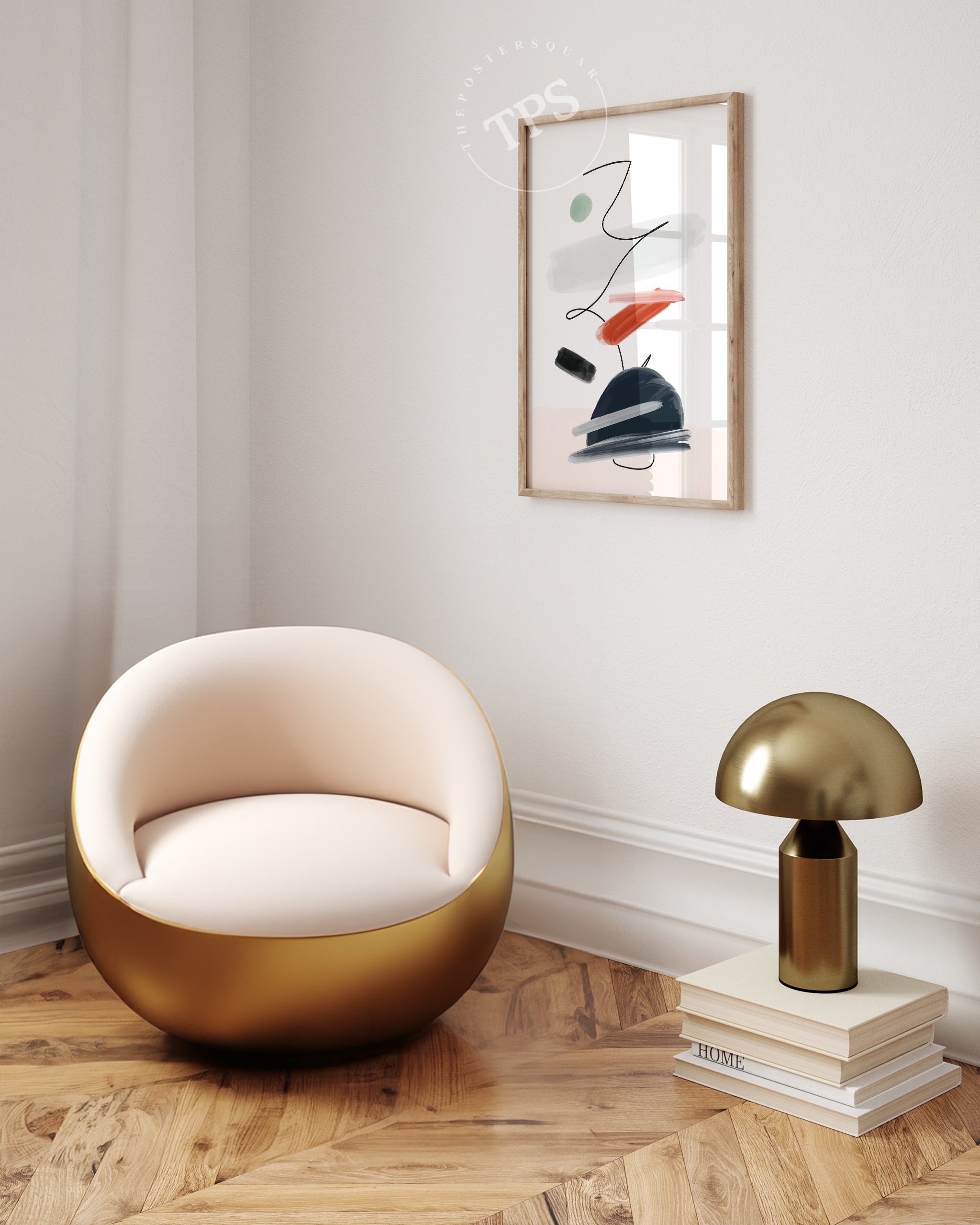 Minimalistic Abstract N11 The Poster Square