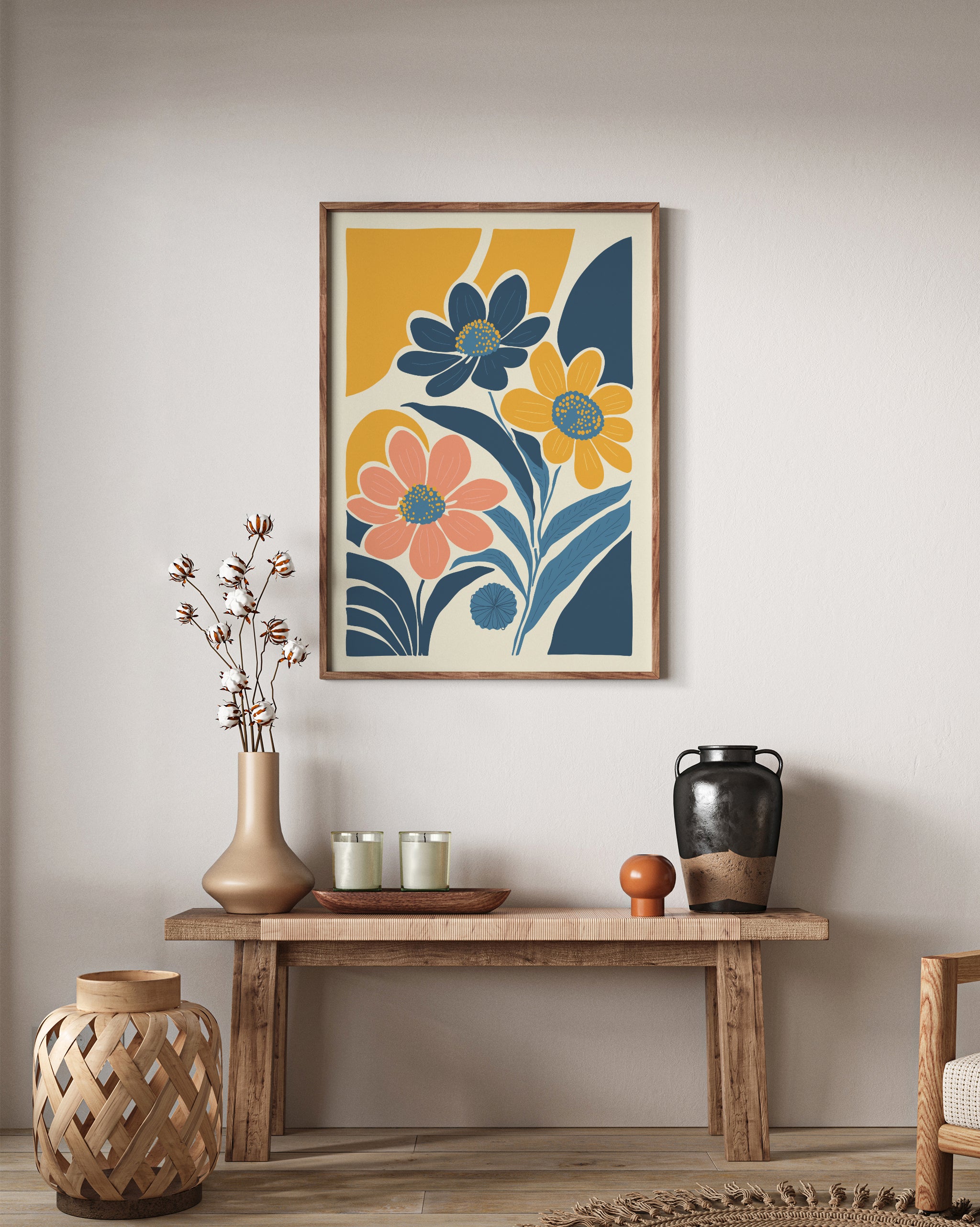 Floral Charm No.1-psoter-wall_art-decor-The Poster Square
