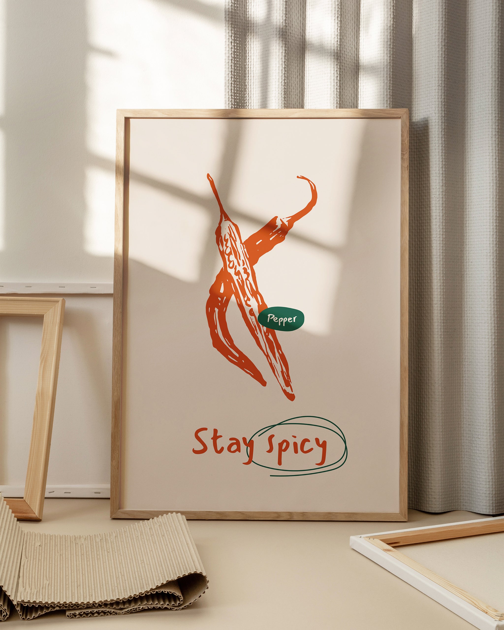 Stay Spicy-psoter-wall_art-decor-The Poster Square