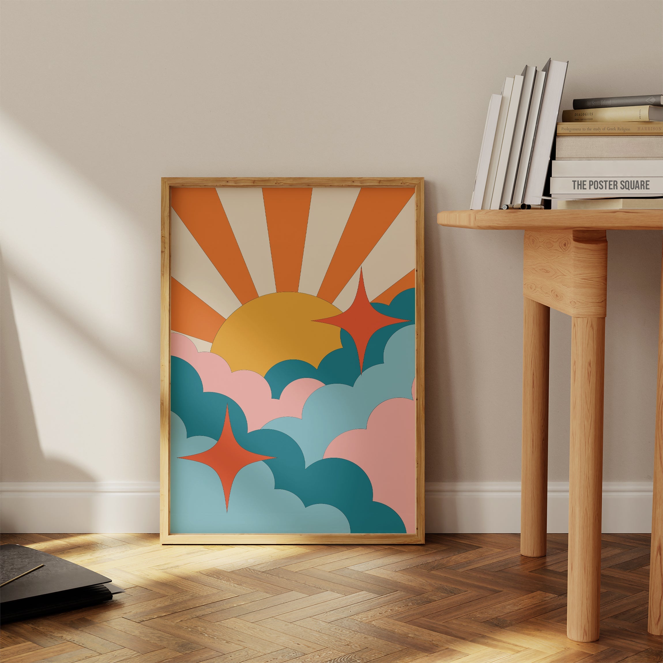 Groovy Sunrise The Poster Square