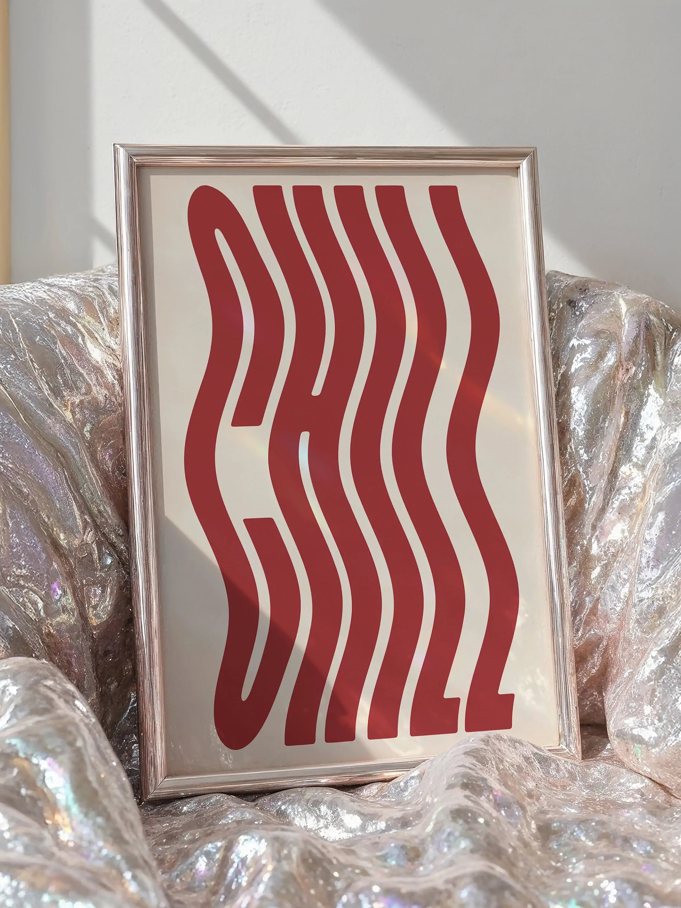 Impresión de Tipografía Relajada