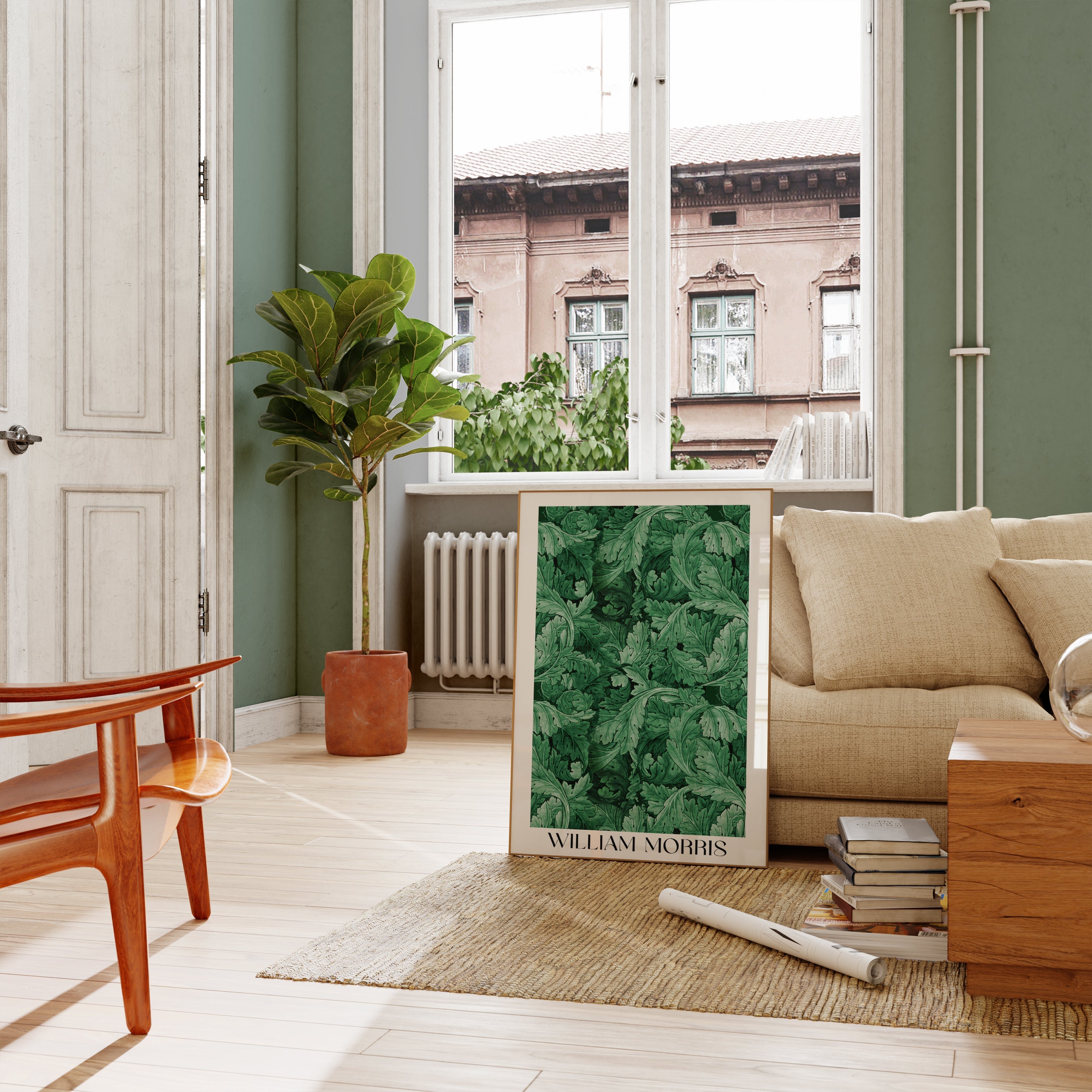 Leaf Pattern The Poster Square