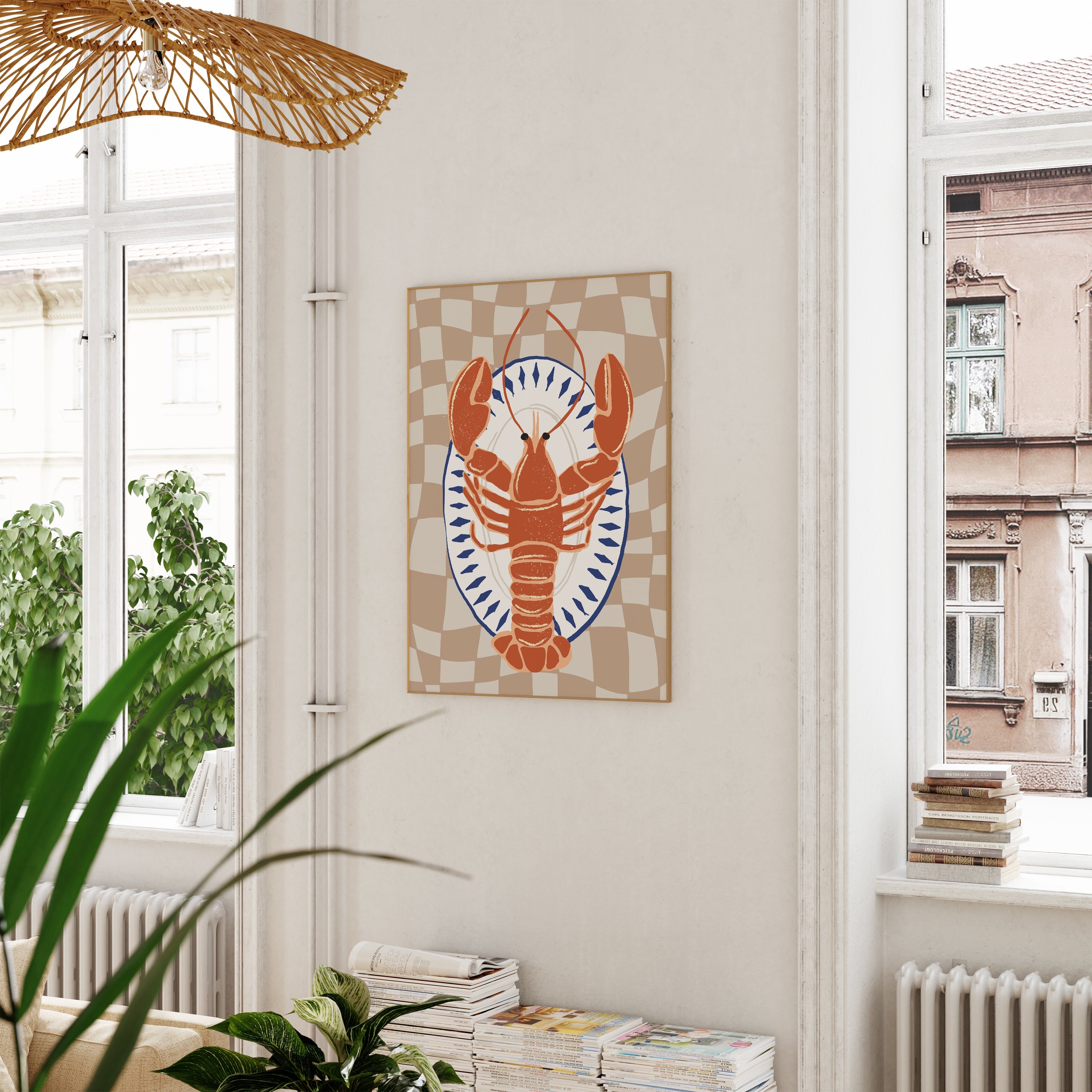 Lobster Plate - Food The Poster Square