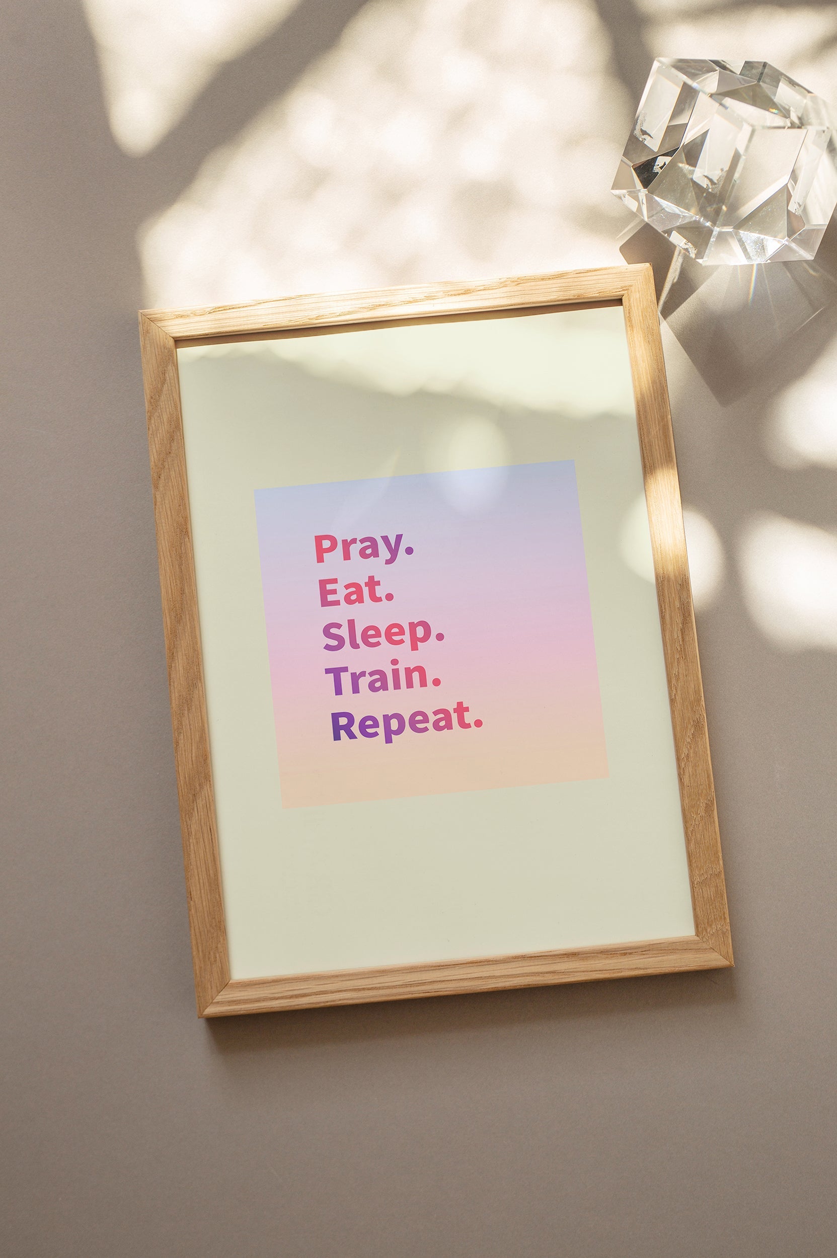 Pary Eat Sleep Train Repeat The Poster Square