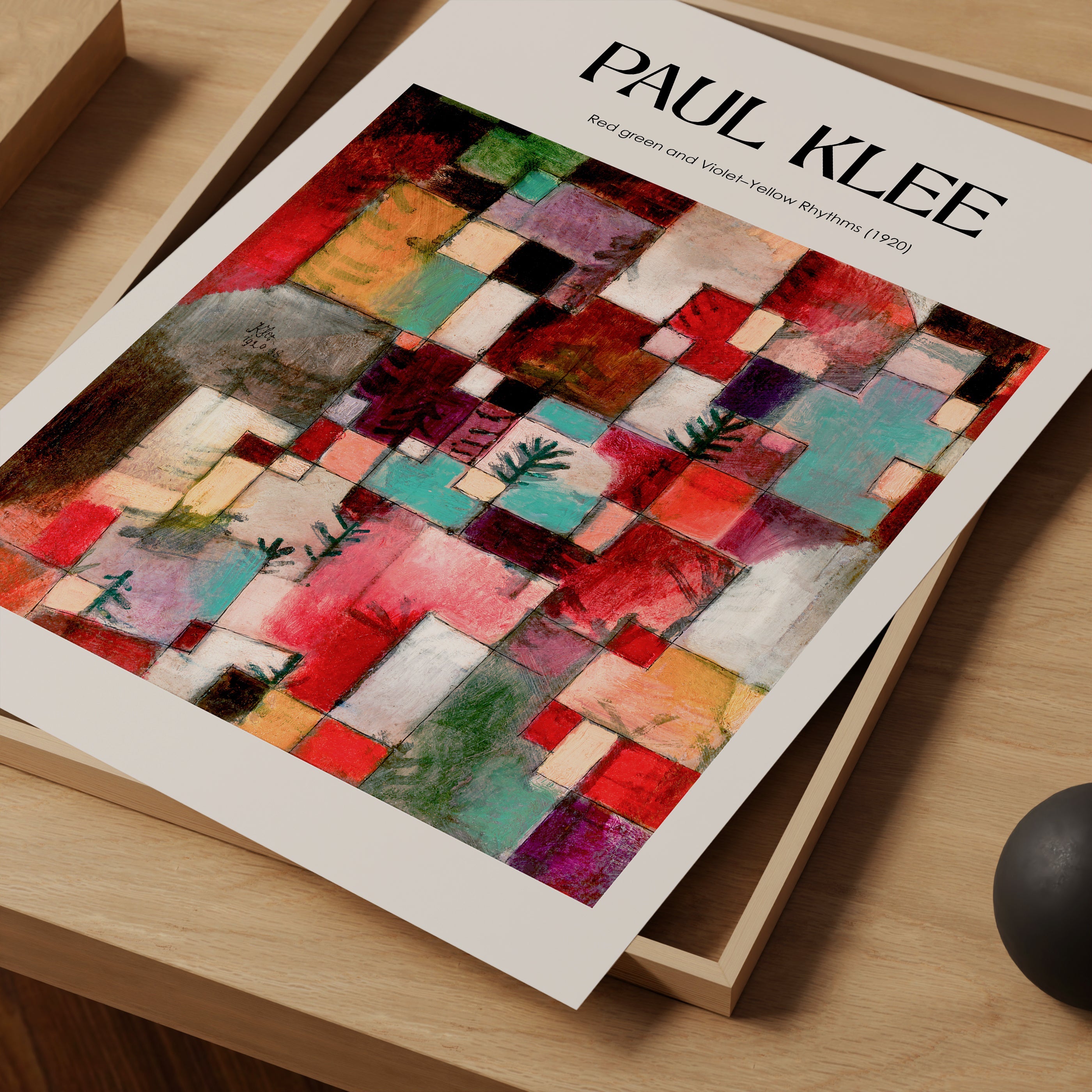 Red green and Violet–Yellow Rhythms (1920) The Poster Square