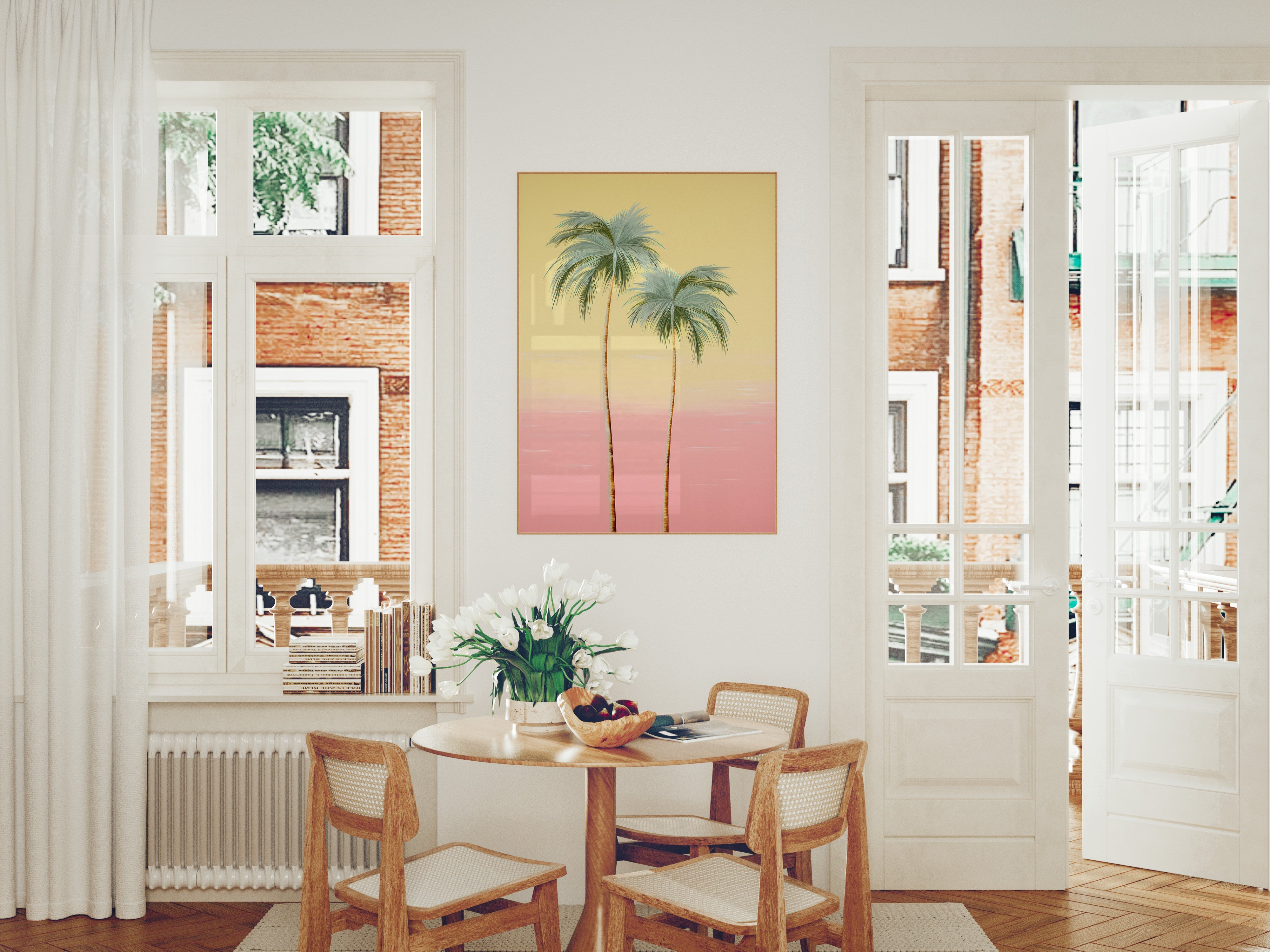 Summer Palm Tree The Poster Square