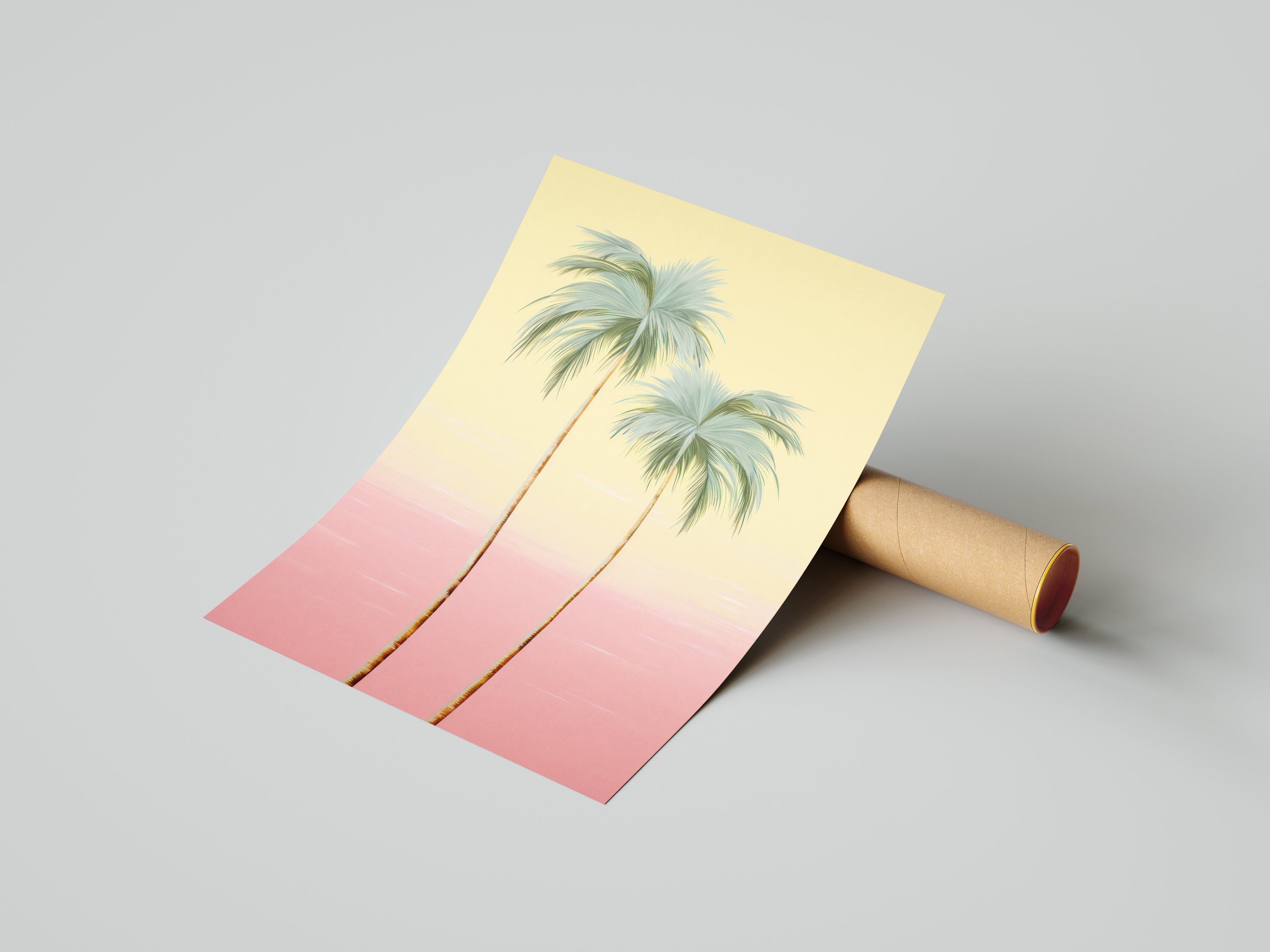 Summer Palm Tree The Poster Square