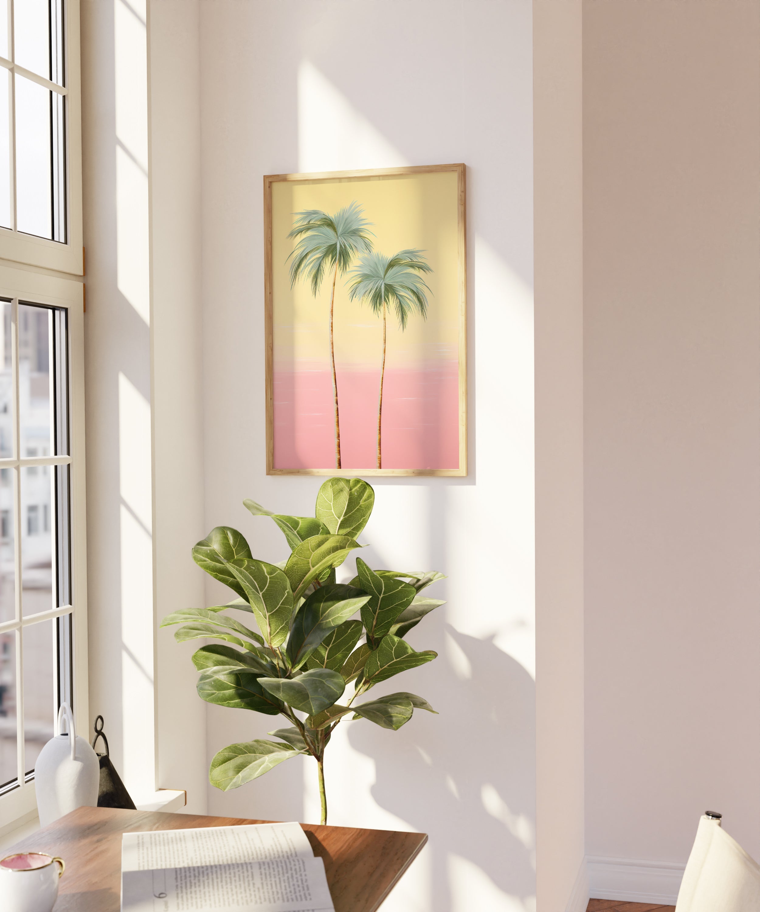 Summer Palm Tree The Poster Square