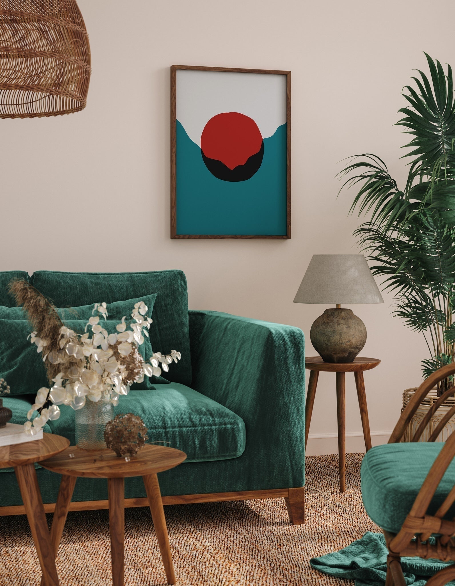 Abstract Mingle N19-psoter-wall_art-decor-The Poster Square