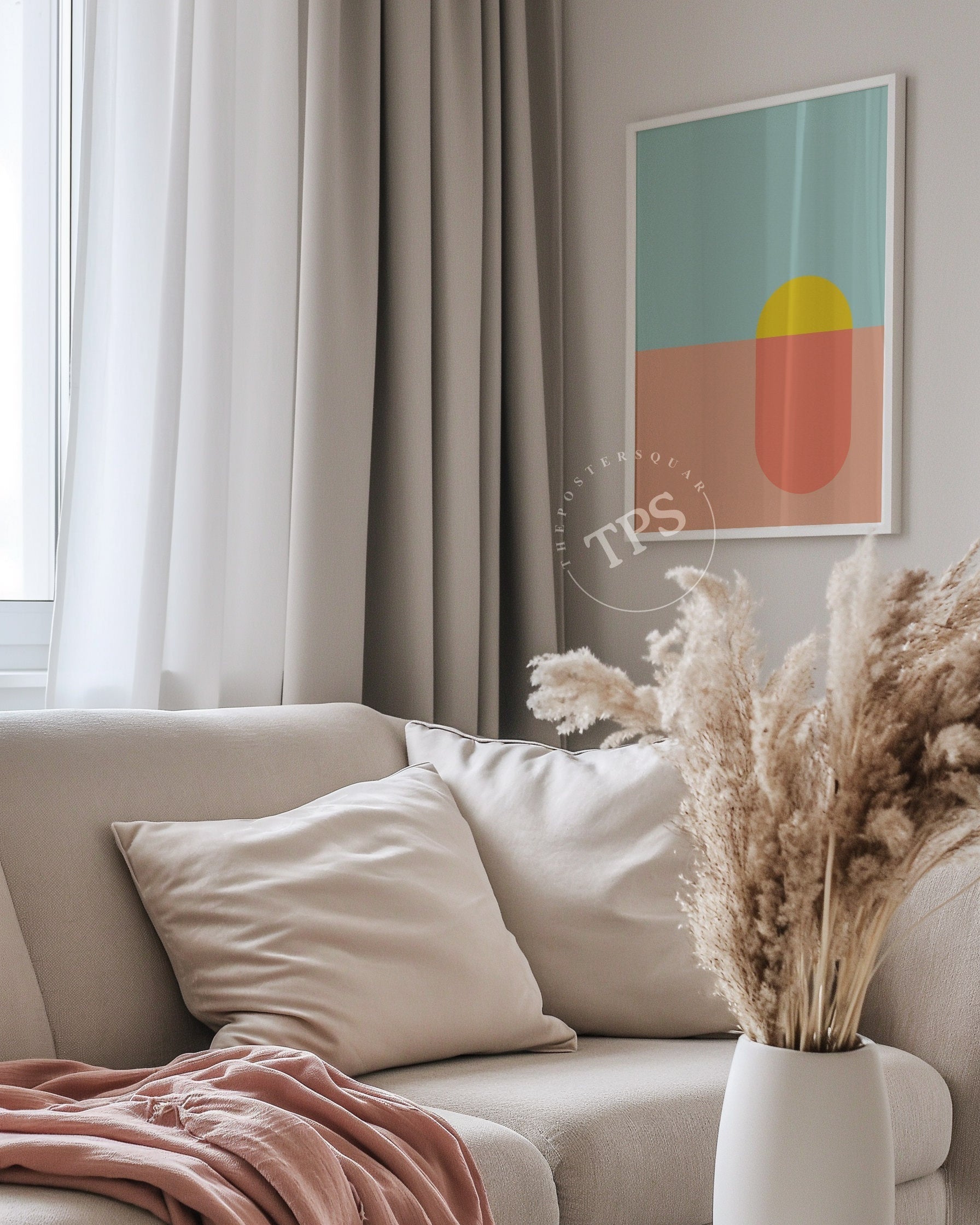 Abstract Mingle N22-psoter-wall_art-decor-The Poster Square