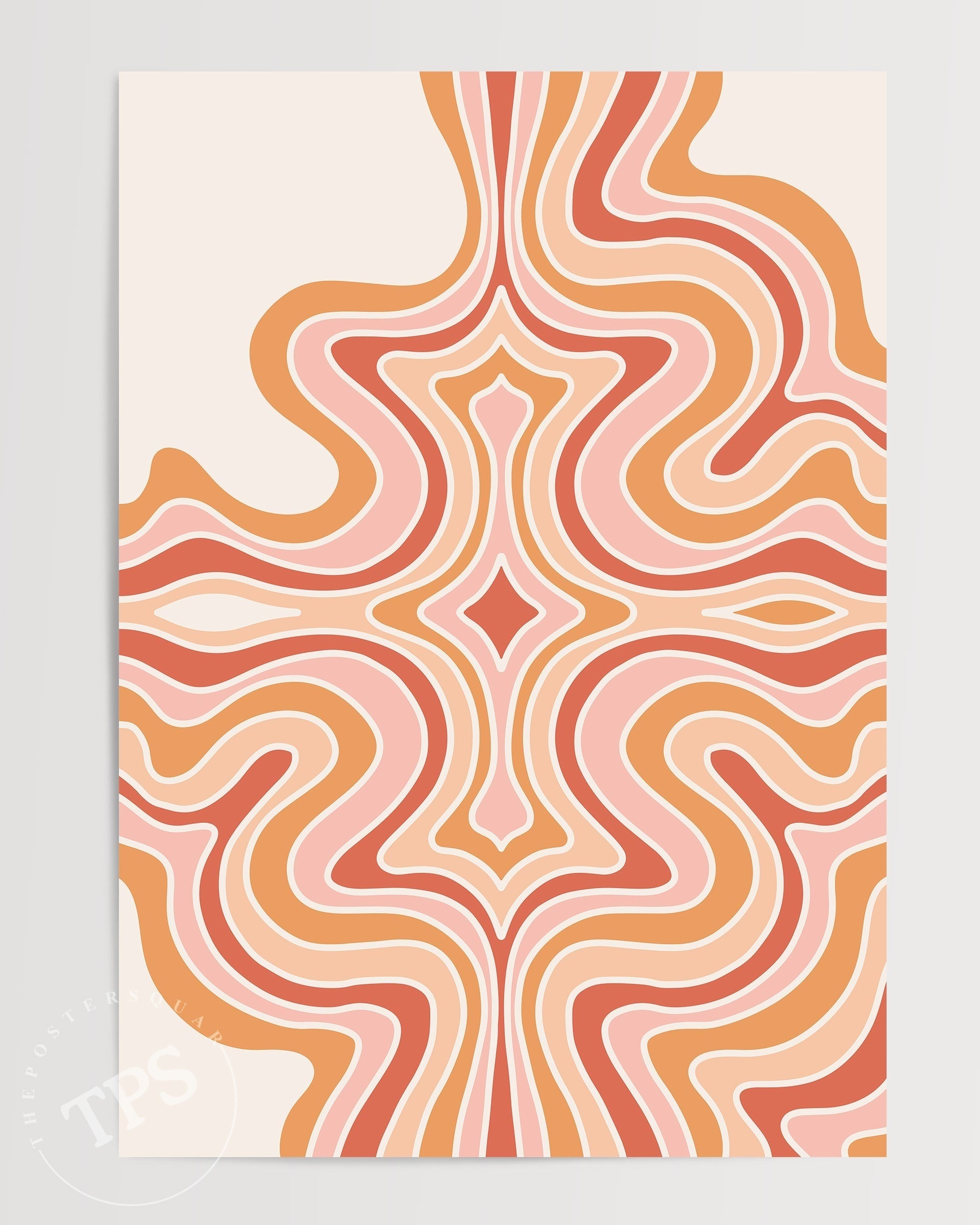 Abstract Mingle N33-psoter-wall_art-decor-The Poster Square