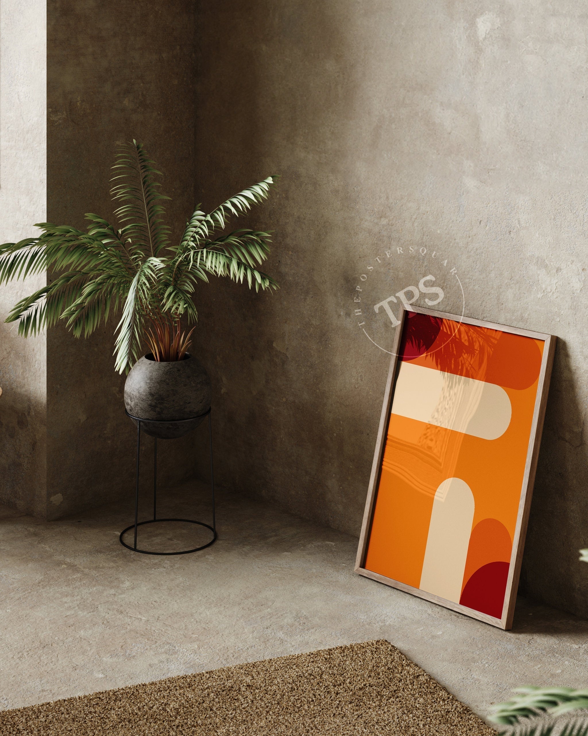 Abstract Mingle N35-psoter-wall_art-decor-The Poster Square