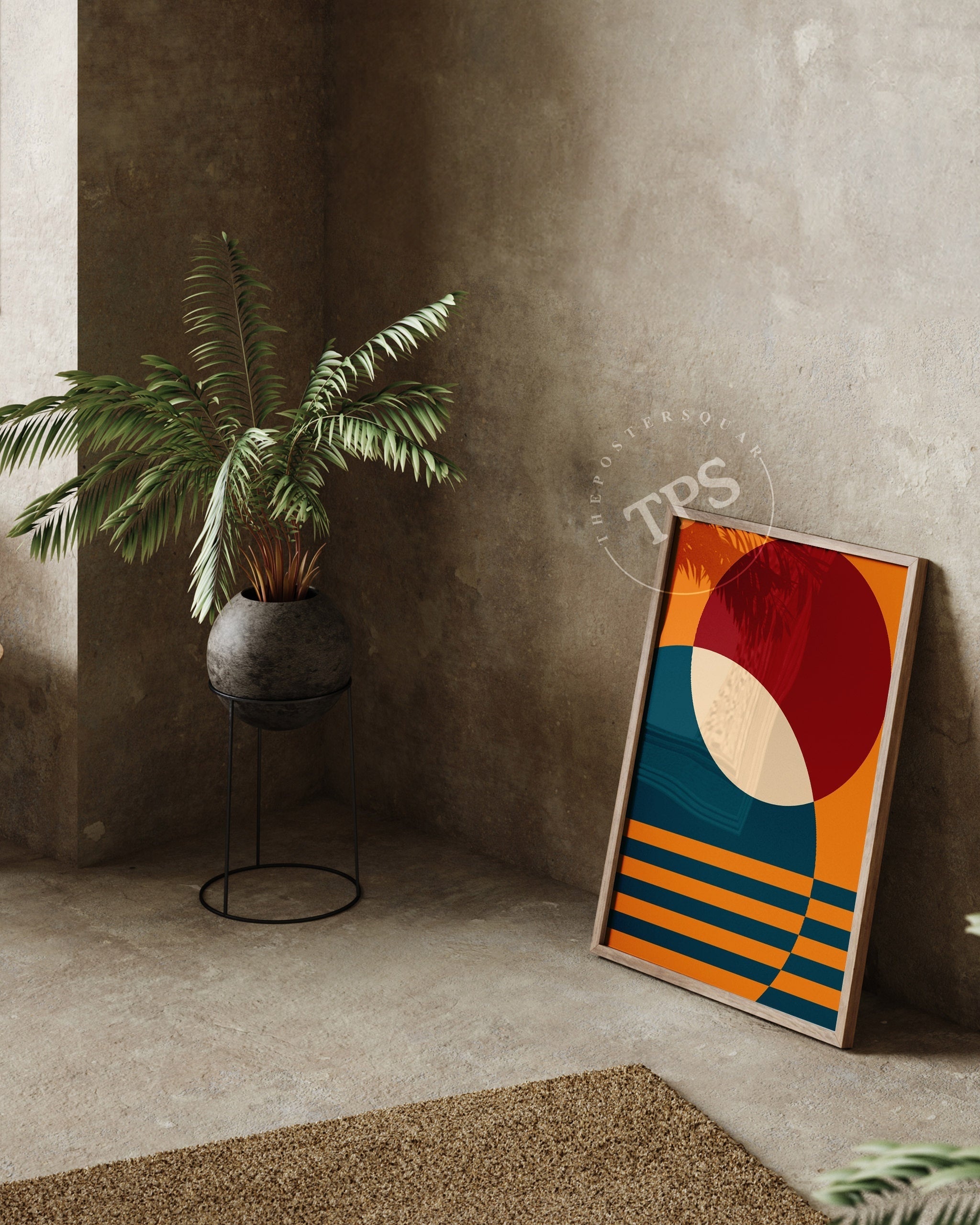 Abstract Mingle N37-psoter-wall_art-decor-The Poster Square