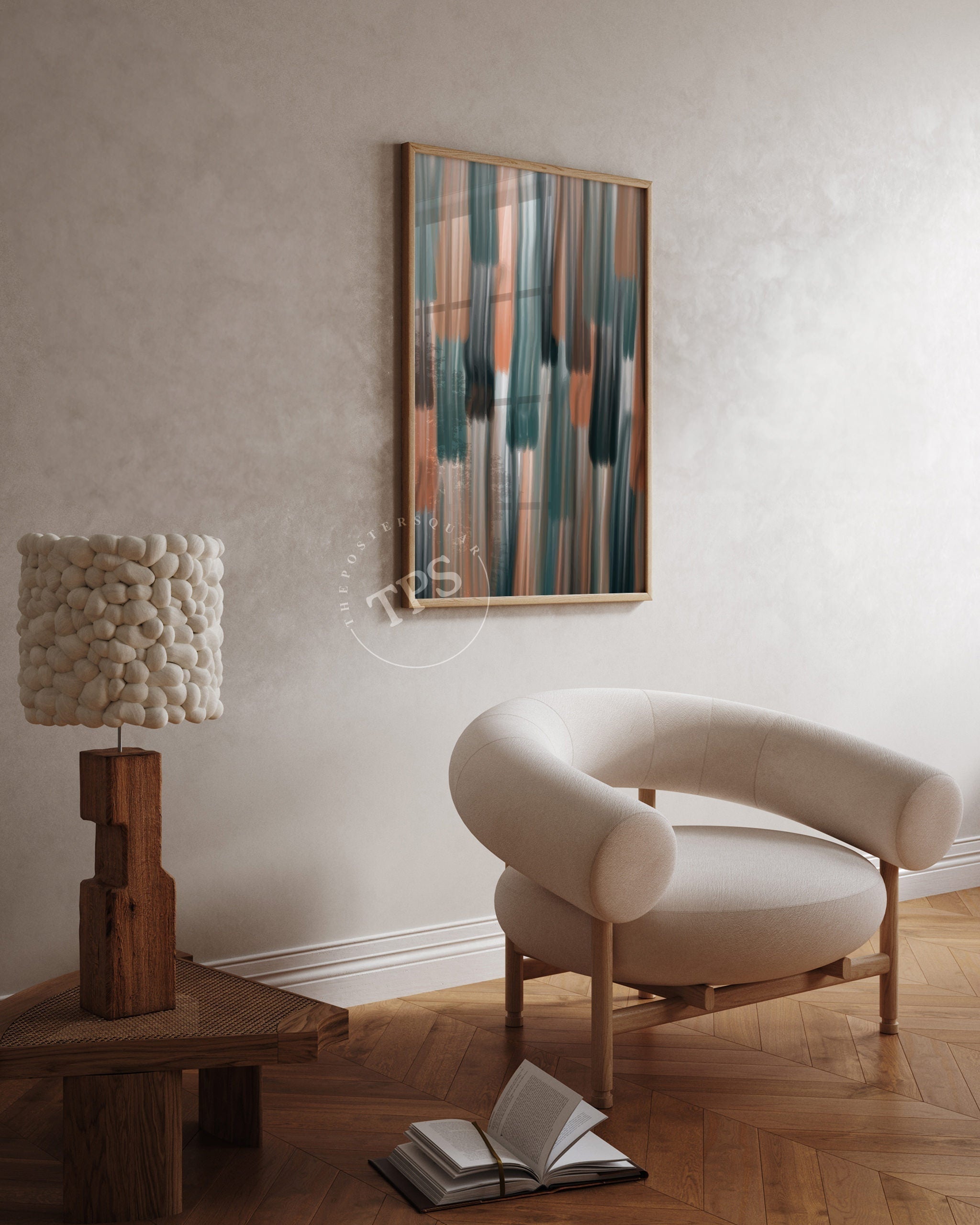 Abstract Mingle N39-psoter-wall_art-decor-The Poster Square