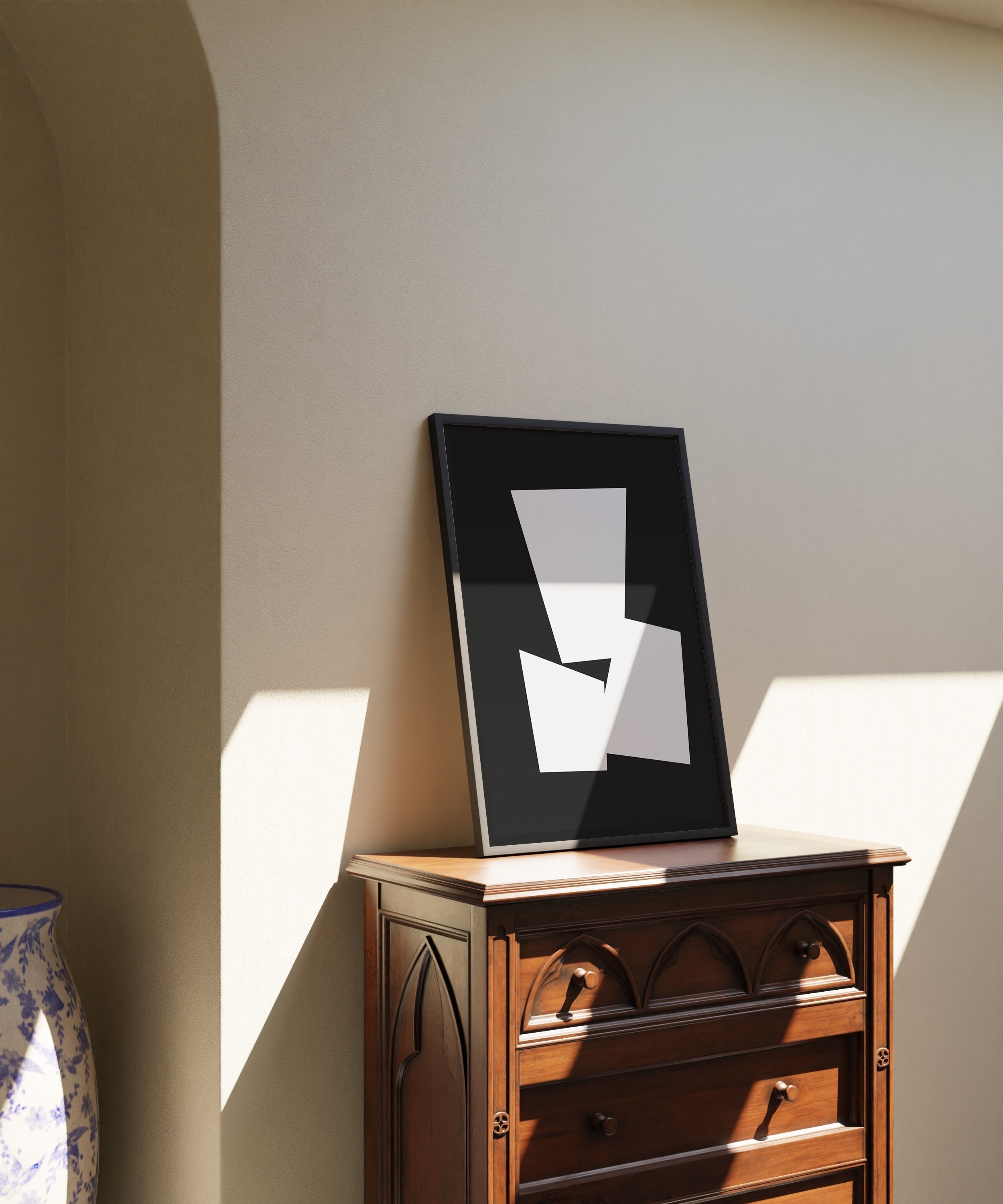 Abstract Wall Art - Minimalistic-psoter-wall_art-decor-The Poster Square