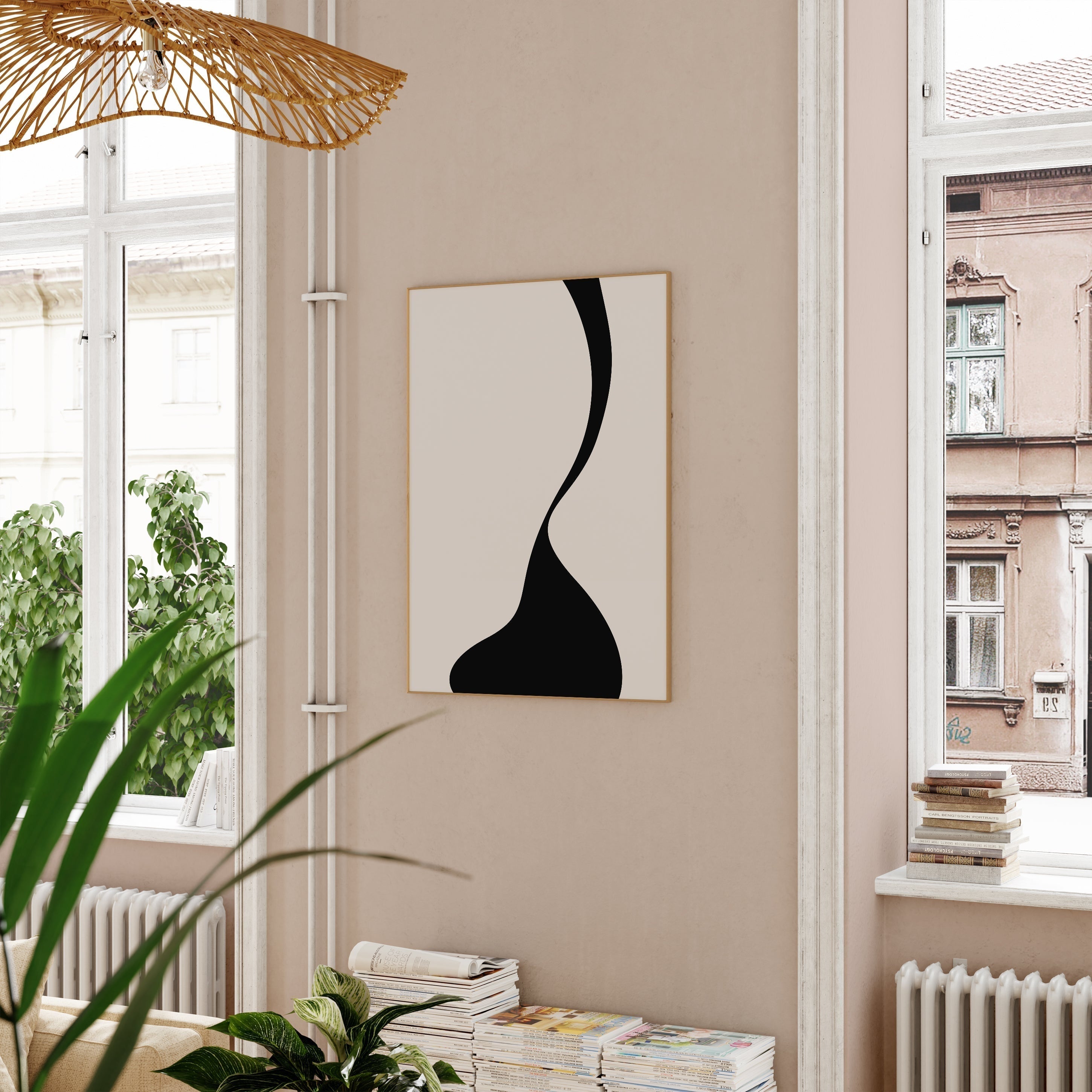 Abstract Wall Art - Minimalistic-psoter-wall_art-decor-The Poster Square