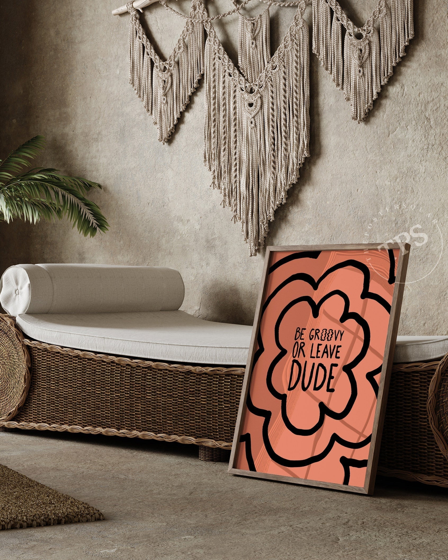 Be Groovy Or Leave-psoter-wall_art-decor-The Poster Square