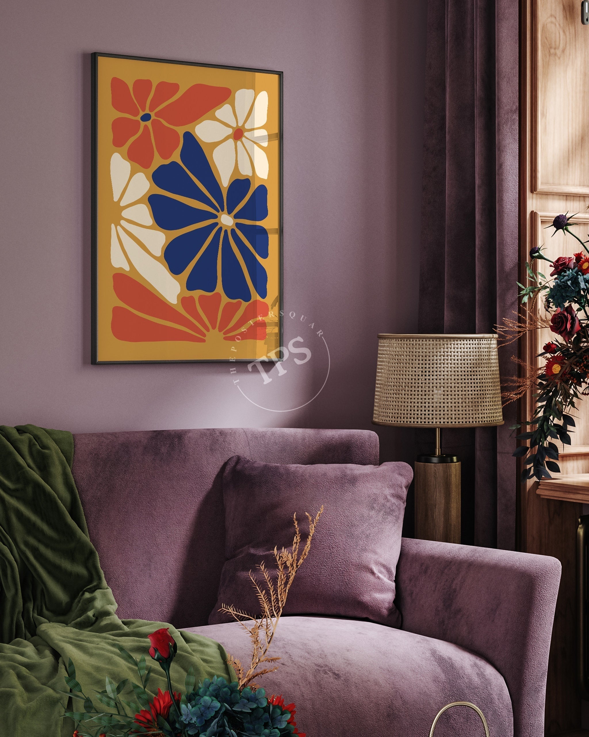 Botanical Abstract-psoter-wall_art-decor-The Poster Square